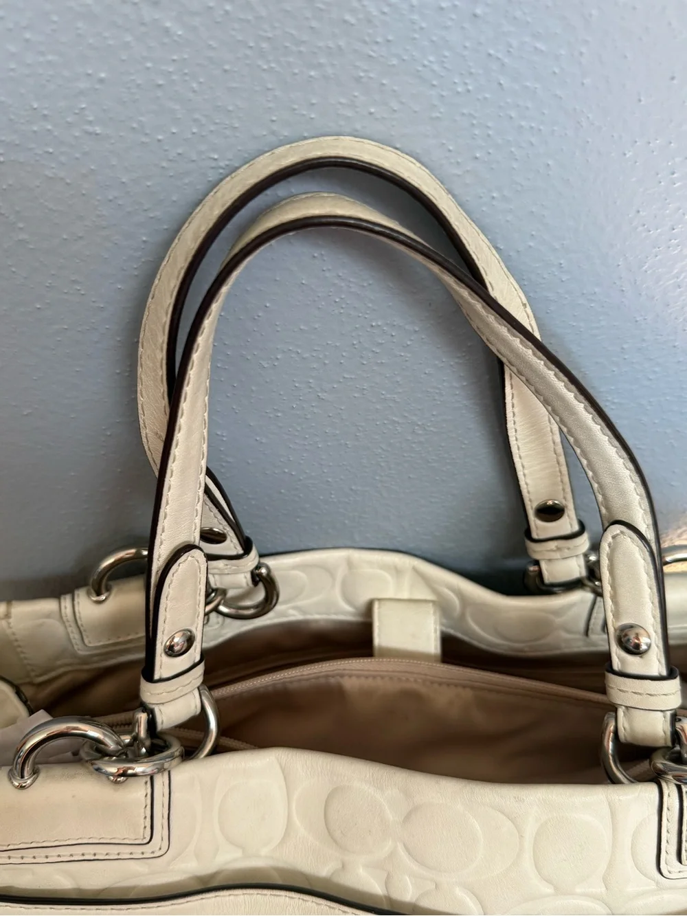 Vintage Coach Penelope Carryall Satchel Handbag